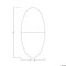 Skutchi Designs 45 in W, 96 in L, 29 in H, Engineered Wood Top, Grey HAR-OVL-46x93-DOU-XD01 - alternate 3